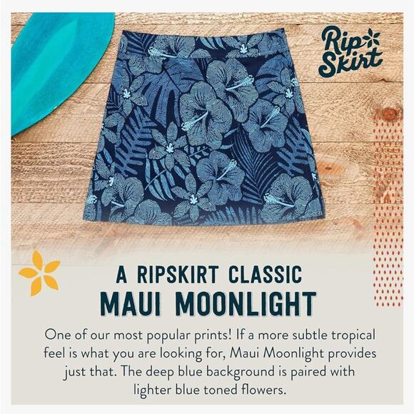 Rip Skirt Hawaii Maui moonlight wrap beach skirt XS NWT - Picture 2 of 10